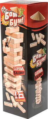 Настольная игра Десятое королевство Бам-бум Падающая башня / 01741