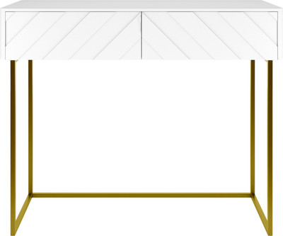 Консольный столик Shtabe Elifa 8011 (RAL 9003/RAL 9003/золото)