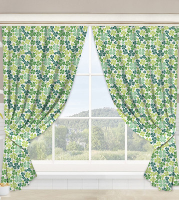 Комплект штор АртПостель Клевер для кухни с подхватом Ш.145.180