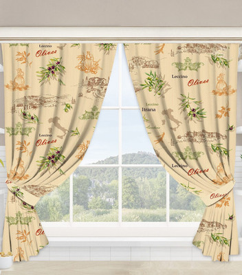 Комплект штор АртПостель Оливия для кухни с подхватом Ш.145.180