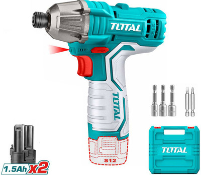 Аккумуляторный шуруповерт TOTAL TIRLI12015