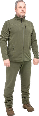 Костюм для охоты и рыбалки Nisus Sarmat / T-N-KS-FS-7XL2-H (р.68-70/182-188, хаки)