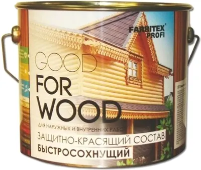 Защитно-декоративный состав Farbitex Profi Wood Быстросохнущий (9л, скандинавия)