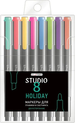Набор маркеров Listoff Studio. Holiday / НМД80044