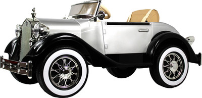 Детский автомобиль RiverToys X005XX (черный/серебристый)