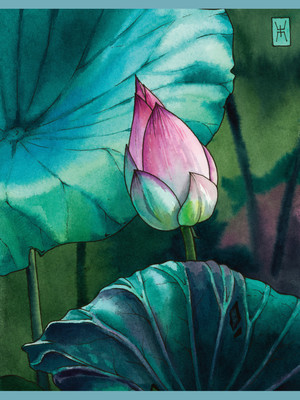 Тетрадь Listoff Водная лилия / Т4485087