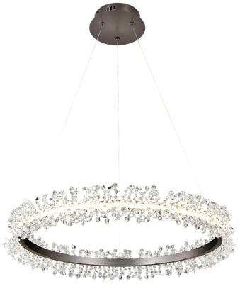 Потолочный светильник Kinklight Лаура 08243.12A (матовый никель)