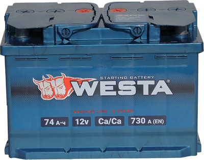 Автомобильный аккумулятор Westa 6СТ-74 VL рус. П240020 (74 А/ч)