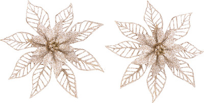 Набор елочных игрушек Волшебная страна Рождественская звезда / 108567 (2шт, золото)