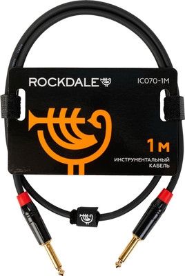 Кабель гитарный Rockdale IC070-1M (1м)