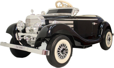 Детский автомобиль RiverToys Mercedes-Benz Typ 540K / M111MM (черный глянец)