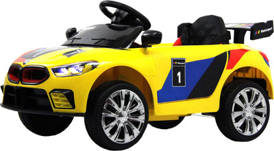 Детский автомобиль RiverToys F444FF (желтый)