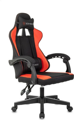 Кресло геймерское Бюрократ Zombie Rudger (черный/красный)