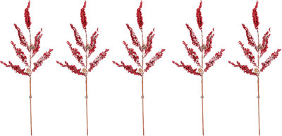 Ветка новогодняя GrandSiti 26188-5 / L30/53CM (5шт)