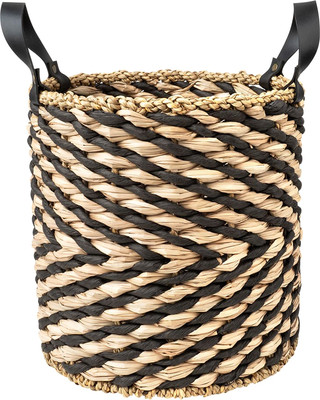 Корзина Natural House Суматра 260x260x260 / Sun-05 (натуральный/черный)