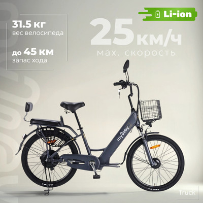 Электровелосипед MyWay Truck 500 24 (15, графитовый)