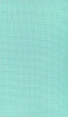 Полотенце АртПостель Вафельное Эмилия Клетка (40x70, мятный)