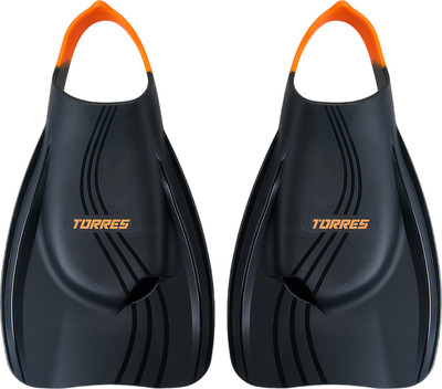 Ласты Torres X1 / SWF042421BL (S, черный/оранжевый)