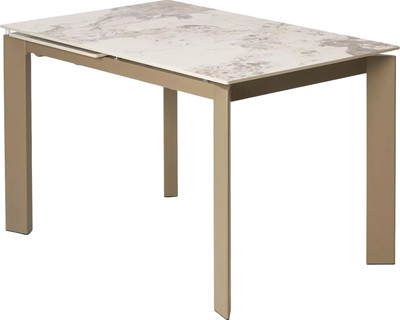 Обеденный стол M-City Corner 120 Gloss / 614M05846 (Luxury Pandora Solid Ceramic/Taupe)