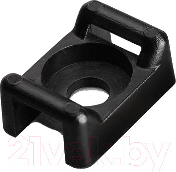 Площадка для стяжки Fortisflex ПМО 63096 (100шт, черный)