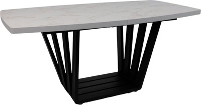 Обеденный стол Listvig Kameron раздвижной 160-205x90 (сабия/черный)