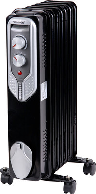 Масляный радиатор Sonnen DFN-09BL / 455311 (черный)
