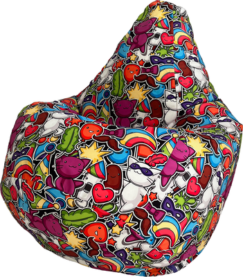 Бескаркасное кресло Flagman Груша Макси XXL Г2.5-184 (Maskarad)