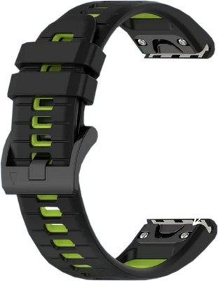 Ремешок для умных часов Bingo Double Быстросъемный 22мм (черный/зеленый)