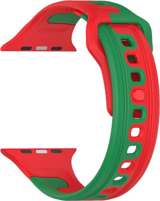 Ремешок для умных часов Bingo Double Colors для Apple Watch 38/40/41мм (красный/зеленый)