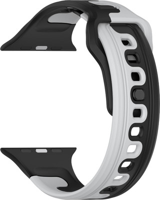 Ремешок для умных часов Bingo Double Colors для Apple Watch 38/40/41мм (черный/серый)