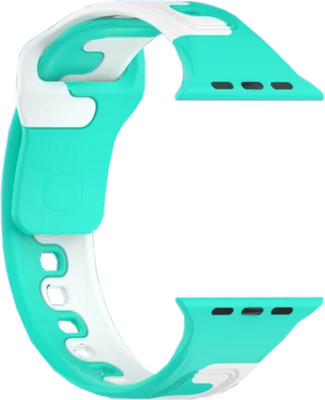 Ремешок для умных часов Bingo Double Colors для Apple Watch 42/44/45/49мм (мятный/белый)