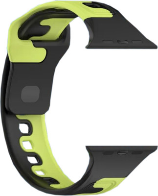 Ремешок для умных часов Bingo Double Colors для Apple Watch 42/44/45/49мм (черный/зеленый)