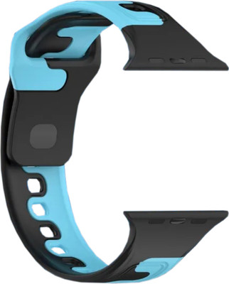 Ремешок для умных часов Bingo Double Colors для Apple Watch 42/44/45/49мм (черный/синий)