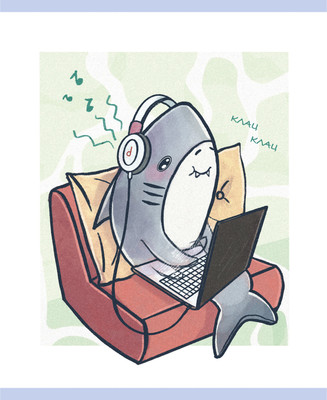 Тетрадь Listoff День акулы / ТКЛ489163