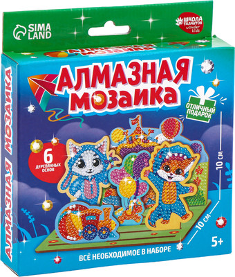 Набор алмазной вышивки Школа талантов Милые зверята / 10474387