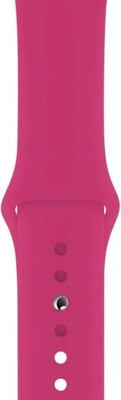 Ремешок для умных часов Bingo Silicone для Apple Watch 42/44/45мм (S, малиновый)