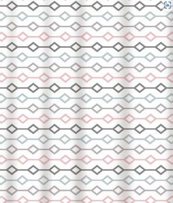 Шторка-занавеска для ванны Primanova Waves DR-60066