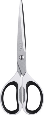 Ножницы канцелярские Deli Classic / 6058 (черный/белый)