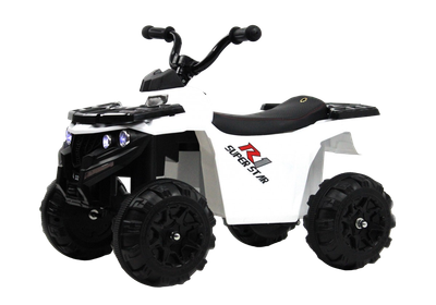Детский квадроцикл RiverToys L222LL (белый)