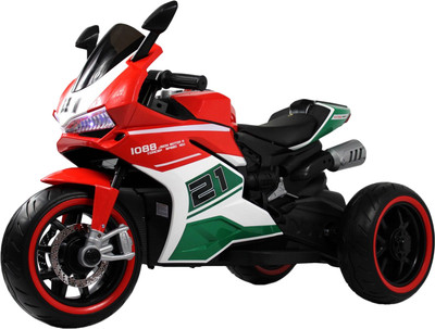 Детский мотоцикл RiverToys C005MC (красный)