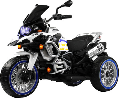 Детский мотоцикл RiverToys М111БХ (белый)
