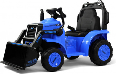 Детский автомобиль RiverToys Трактор-погрузчик / C004MC (синий)