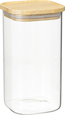 Емкость для хранения Smart Solutions Glass Bamboo / SS0000161