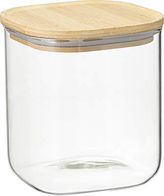 Емкость для хранения Smart Solutions Glass Bamboo / SS0000165