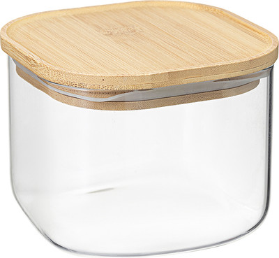 Емкость для хранения Smart Solutions Glass Bamboo / SS0000164