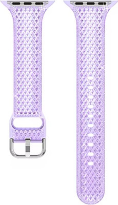 Ремешок для умных часов Bingo Shine для Apple Watch 42/44/45/49мм (фиолетовый)