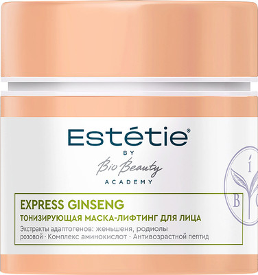 Маска для лица кремовая Estetie Express Ginseng Тонизирующая (50мл)