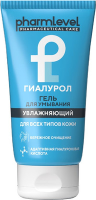 Гель для умывания Pharmlevel Гиалурол увлажняющий (150мл)