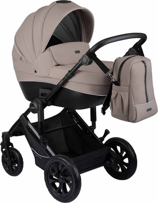Детская универсальная коляска INDIGO Coin 3 в 1 (бежевый)