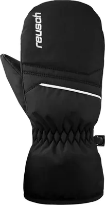 Варежки лыжные Reusch Alan Junior / 6461415-7701 (р-р 6, Black/White)